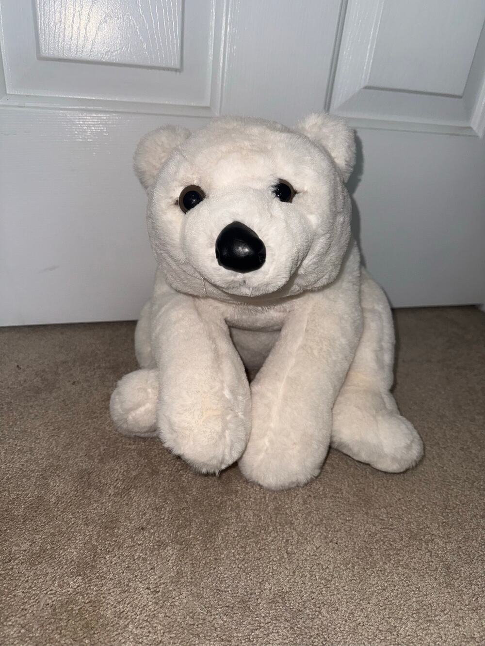 FAO Schwarz Large 24” Polar Bear White Floppy Plush Stuffed Animal 2021